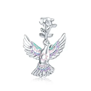 (immagine per) Charm tipo Pandora Colomba della pace - BSC295