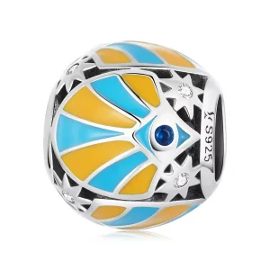 (immagine per) Charm tipo Pandora Colore contrastante degli occhi a stella dell'uomo - SCC2201