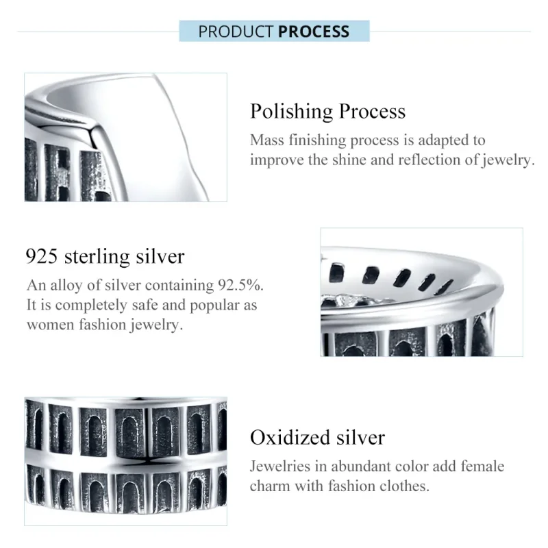 (immagine per) Charm tipo Pandora Colosseo - SCC1543 - Visualizza 7
