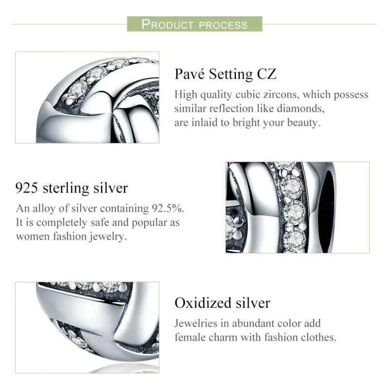 (immagine per) Charm tipo Pandora Complesso scintillante - SCC302 - Visualizza 6