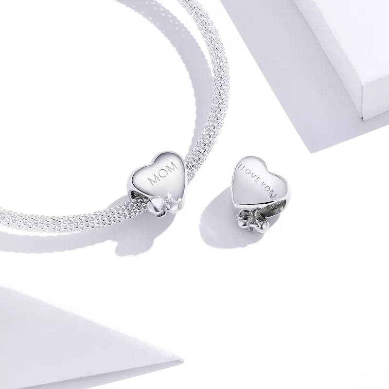 (immagine per) Charm tipo Pandora Confessa a mamma - BSC218 - Visualizza 3