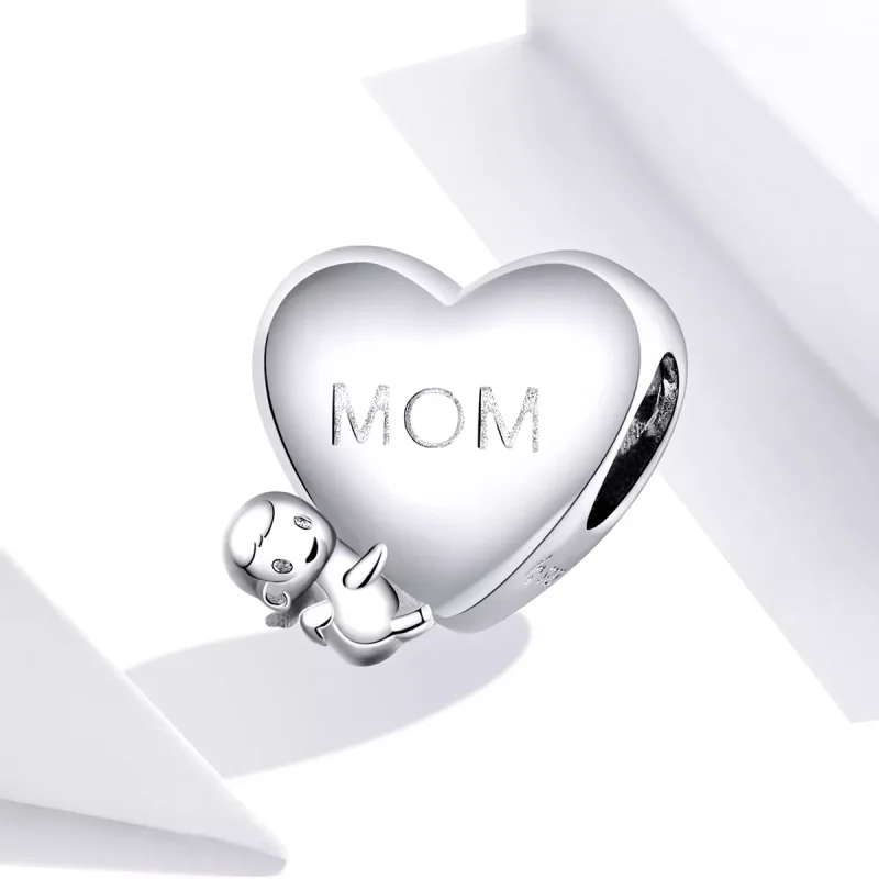 (immagine per) Charm tipo Pandora Confessa a mamma - BSC218 - Visualizza 4