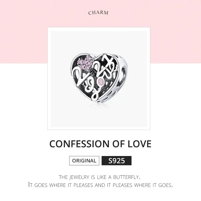 (immagine per) Charm tipo Pandora Confessione d'Amore 2021 - SCC1743 - Visualizza 6