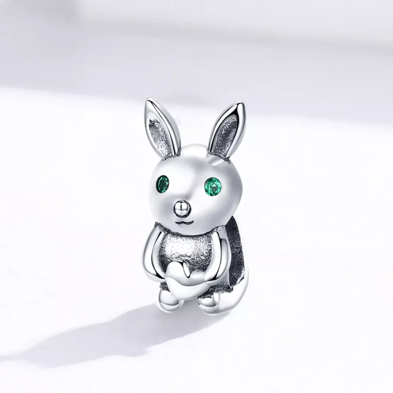 (immagine per) Charm tipo Pandora Coniglio carino - BSC169 - Visualizza 2