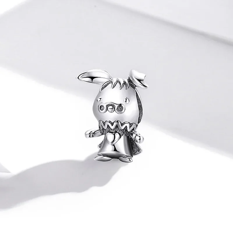 (immagine per) Charm tipo Pandora Coniglio giocoso - SCC1867 - Visualizza 2