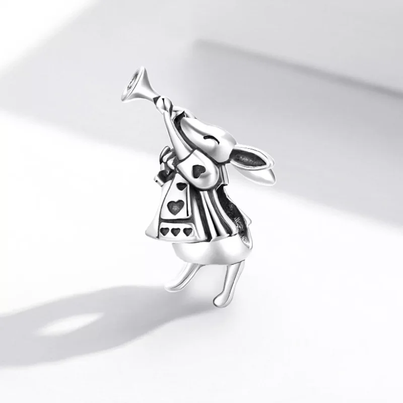 (immagine per) Charm tipo Pandora Coniglio giocoso - SCC2045 - Visualizza 2