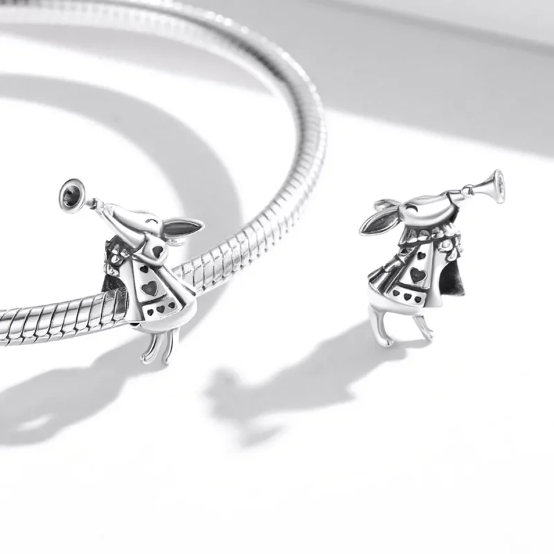 (immagine per) Charm tipo Pandora Coniglio giocoso - SCC2045 - Visualizza 4