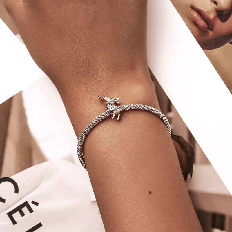 (immagine per) Charm tipo Pandora Coniglio giocoso - SCC2045 - Visualizza 5