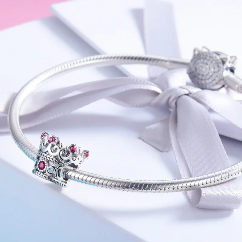 (immagine per) Charm tipo Pandora Corona del Re - SCC776 - Visualizza 3