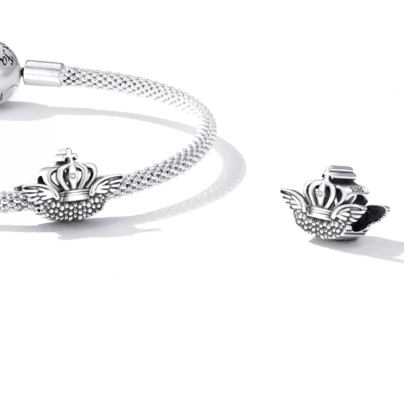 (immagine per) Charm tipo Pandora Corona delicata - SCC2260 - Visualizza 5