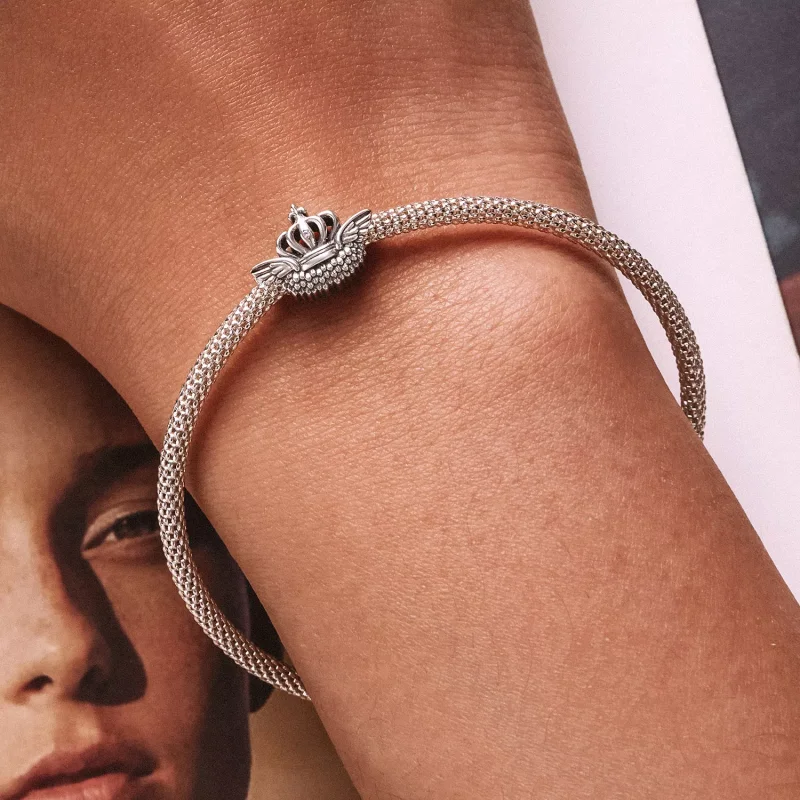 (immagine per) Charm tipo Pandora Corona delicata - SCC2260 - Visualizza 6