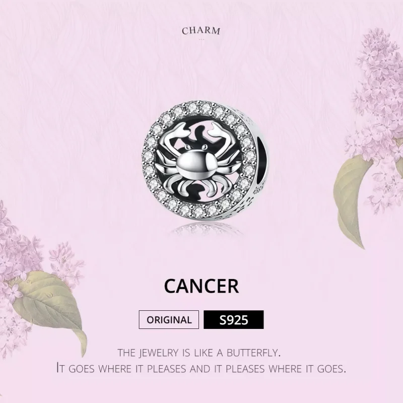 (immagine per) Charm tipo Pandora Costellazione Cancro - SCC1213 - Visualizza 2