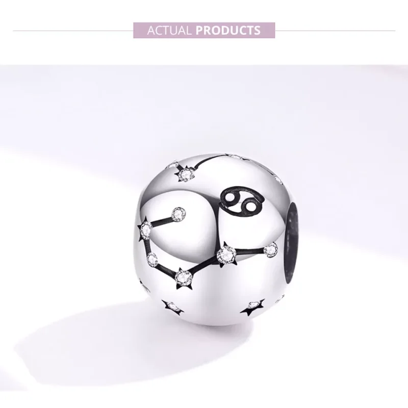 (immagine per) Charm tipo Pandora Costellazione Cancro - SCC1218-4 - Visualizza 2