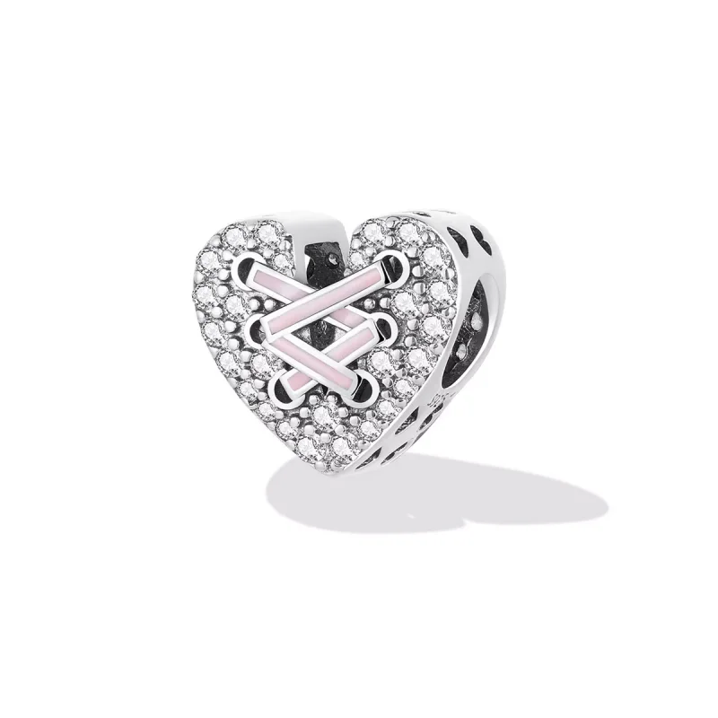 (immagine per) Charm tipo Pandora Cravatta Amore - SCC2204 - Visualizza 2