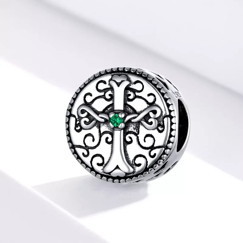 (immagine per) Charm tipo Pandora Croce d'epoca - SCC1510 - Visualizza 2