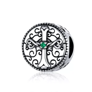 (immagine per) Charm tipo Pandora Croce d'epoca - SCC1510