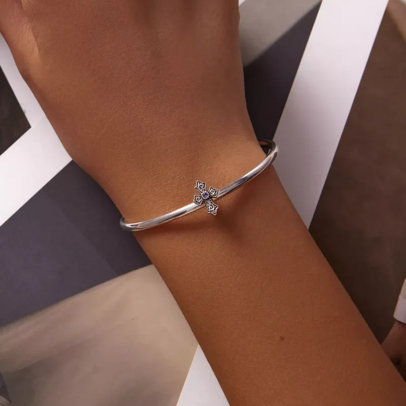 (immagine per) Charm tipo Pandora Croce modello retrò - BSC583 - Visualizza 5