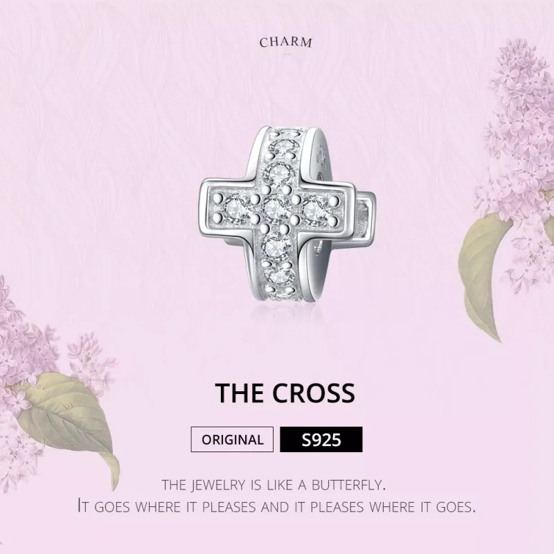 (immagine per) Charm tipo Pandora Croce - SCC1292 - Visualizza 2