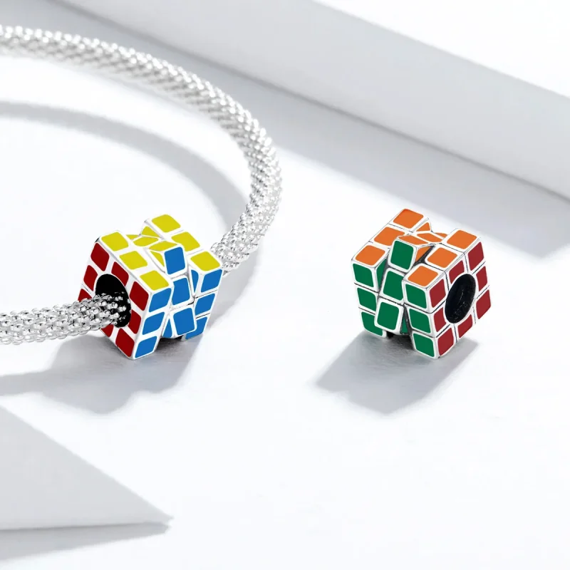 (immagine per) Charm tipo Pandora Cubo colorato - SCC1640 - Visualizza 4