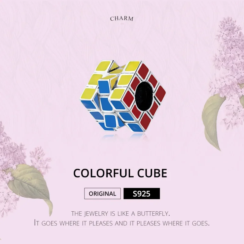 (immagine per) Charm tipo Pandora Cubo colorato - SCC1640 - Visualizza 6