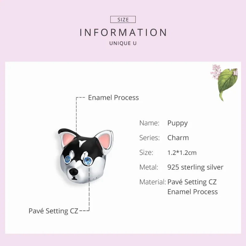 (immagine per) Charm tipo Pandora Cucciolo - BSC191 - Visualizza 7