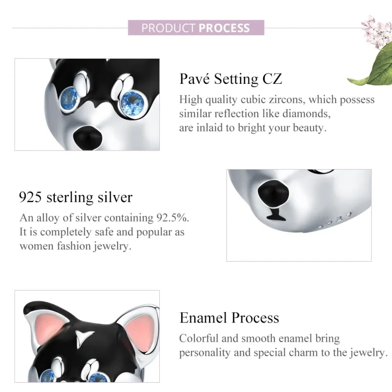 (immagine per) Charm tipo Pandora Cucciolo - BSC191 - Visualizza 8