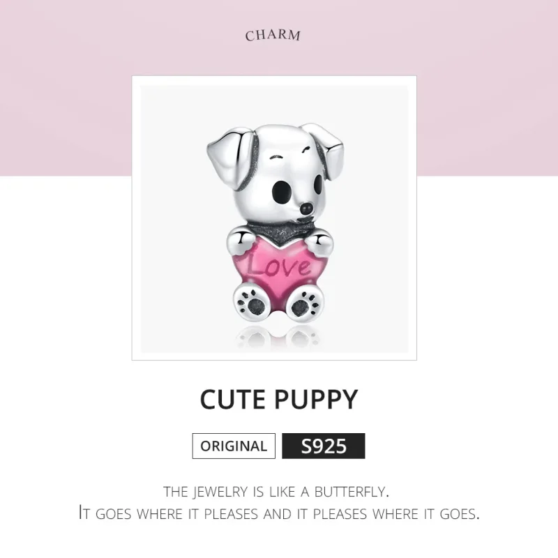 (immagine per) Charm tipo Pandora Cucciolo tenero - SCC1677 - Visualizza 6