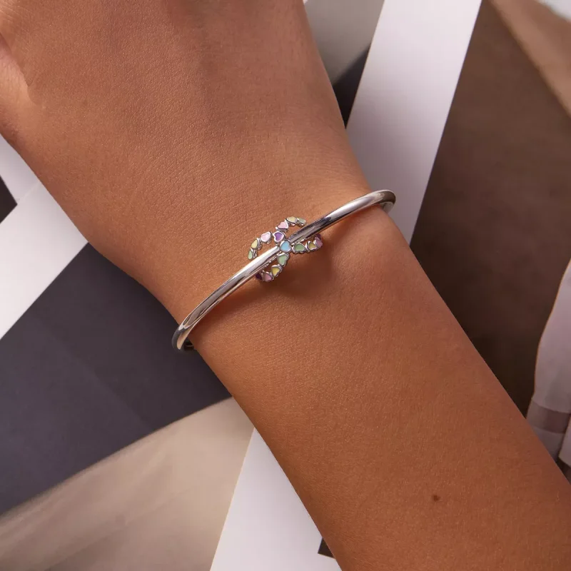 (immagine per) Charm tipo Pandora Cuore arcobaleno infinito - SCC2160 - Visualizza 5