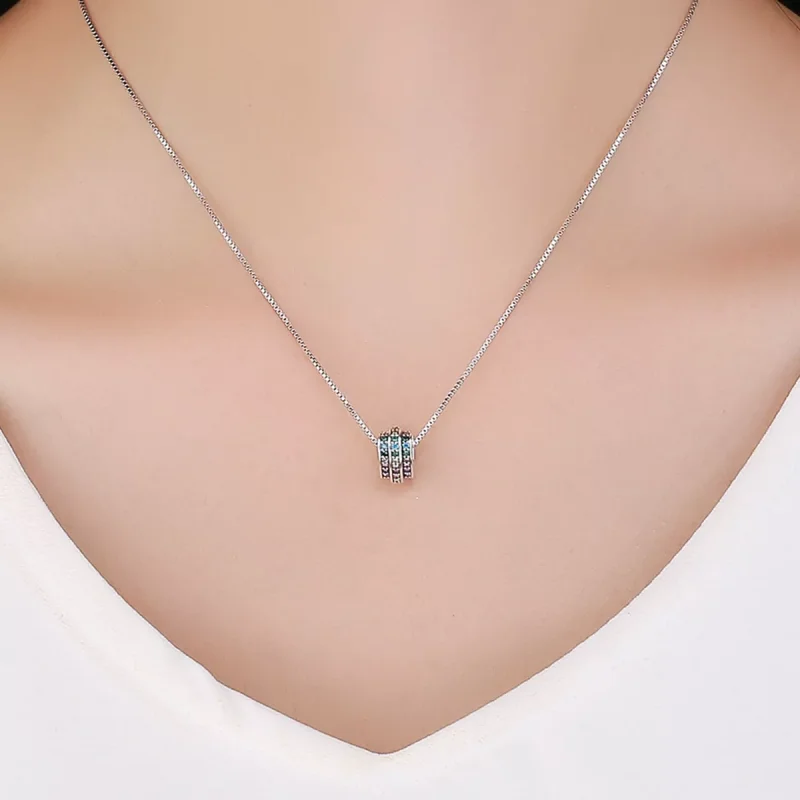 (immagine per) Charm tipo Pandora Cuore arcobaleno - SCC725 - Visualizza 5
