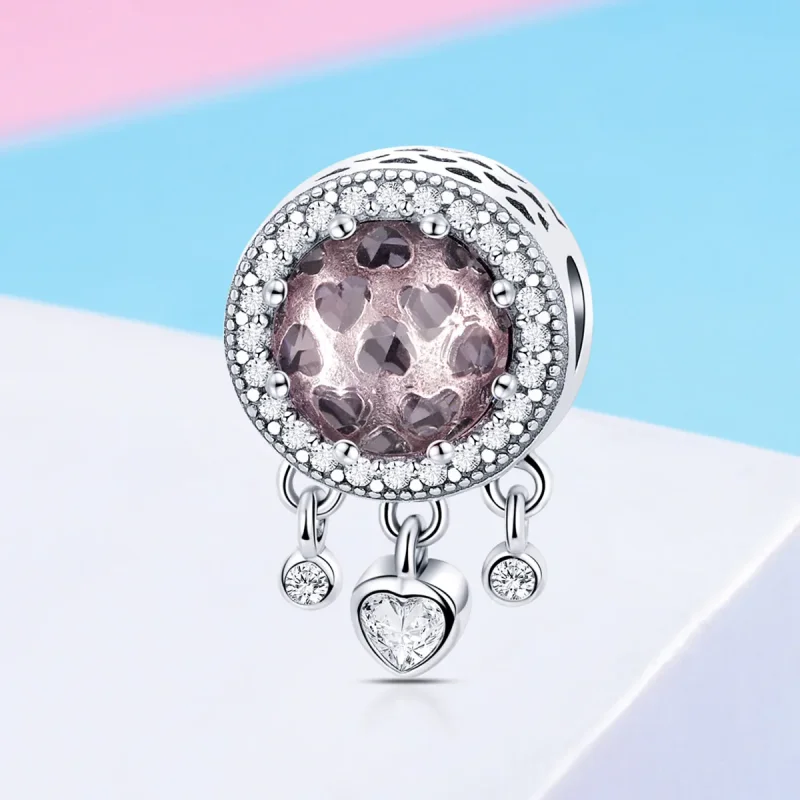 (immagine per) Charm tipo Pandora Cuore brillante - SCC998 - Visualizza 2
