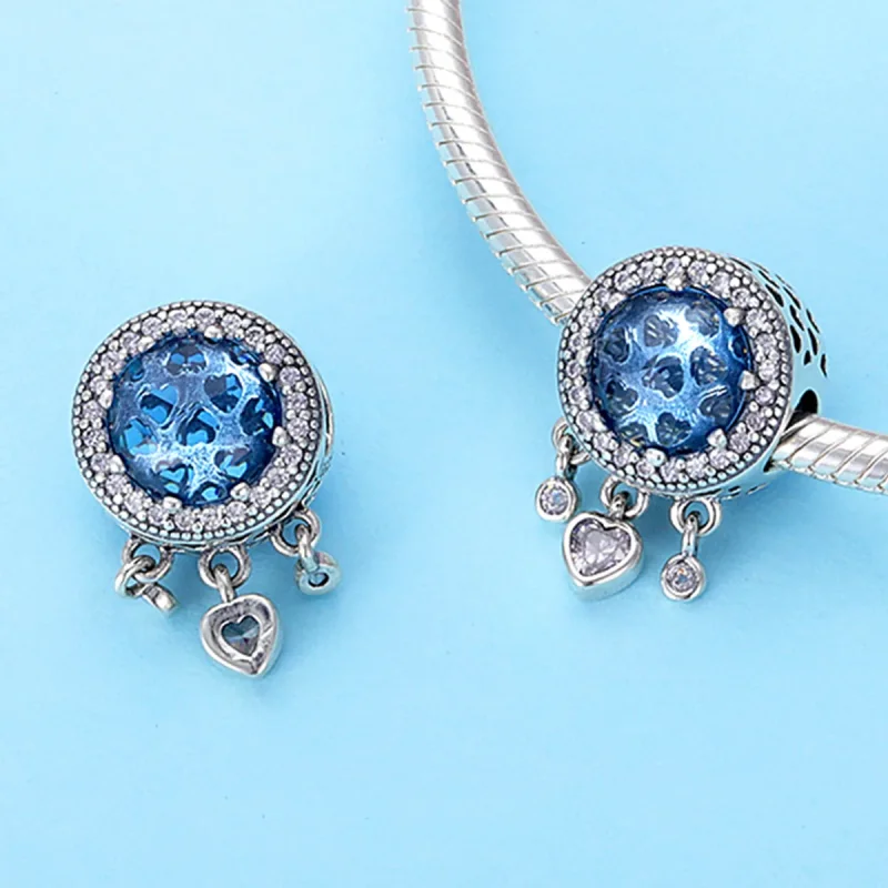 (immagine per) Charm tipo Pandora Cuore di cristallo luminoso - SCC724 - Visualizza 2