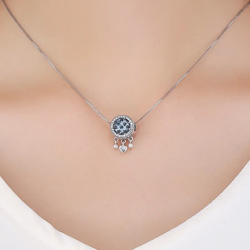 (immagine per) Charm tipo Pandora Cuore di cristallo luminoso - SCC724 - Visualizza 5