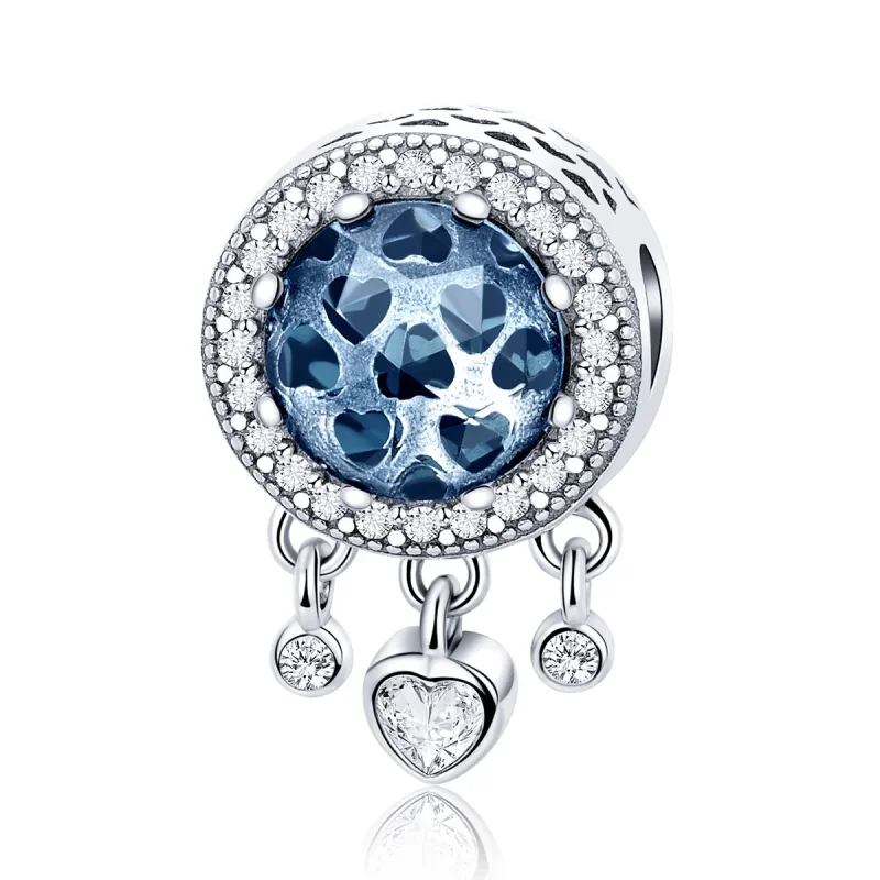 (immagine per) Charm tipo Pandora Cuore di cristallo luminoso - SCC724