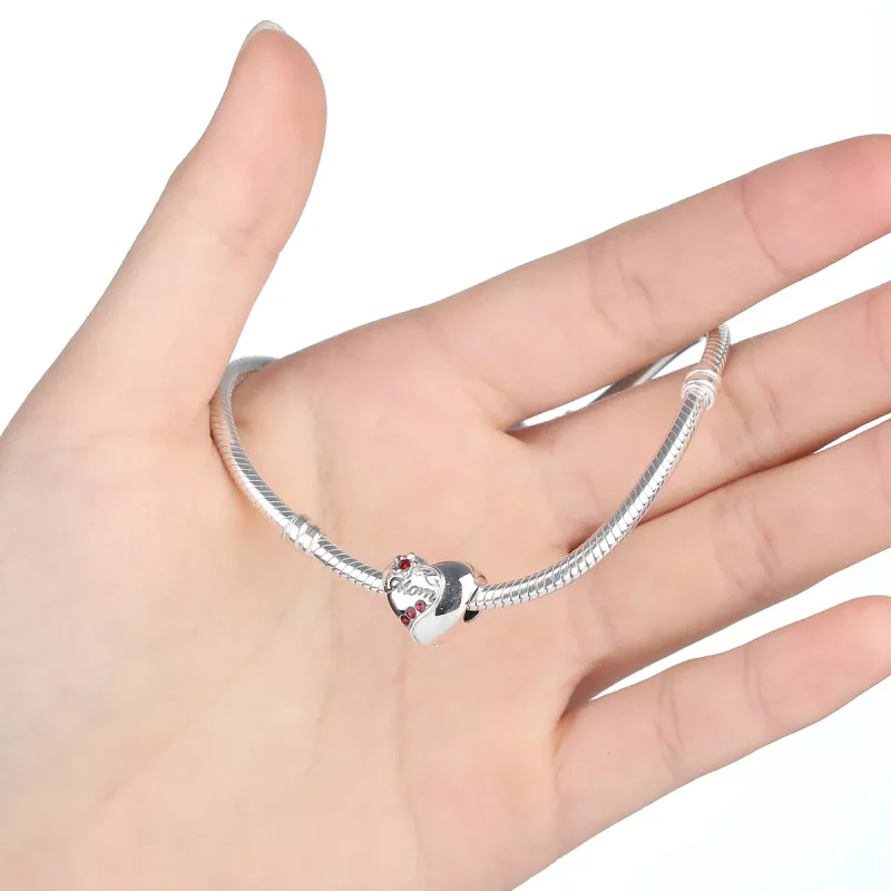 (immagine per) Charm tipo Pandora Cuore di mamma - SCC004 - Visualizza 2