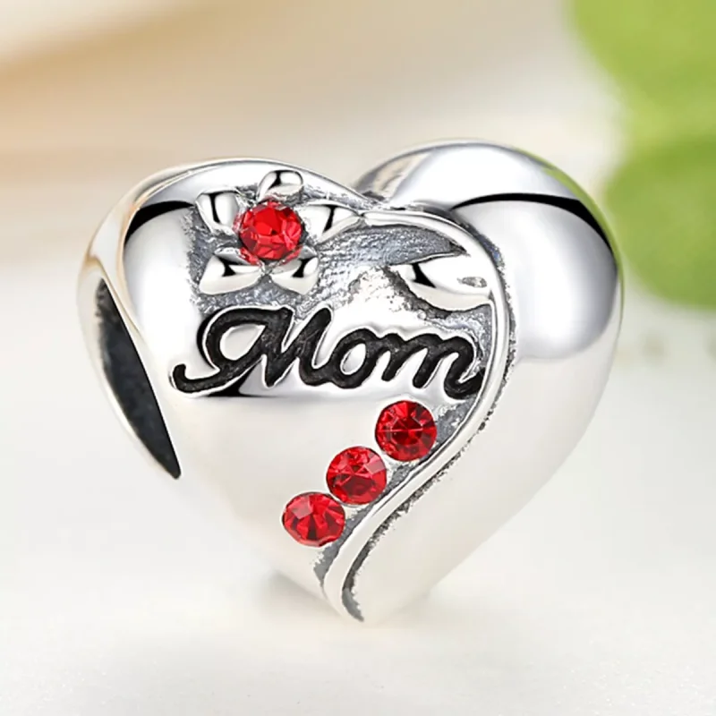 (immagine per) Charm tipo Pandora Cuore di mamma - SCC004 - Visualizza 3