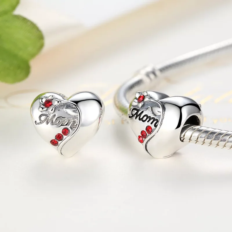 (immagine per) Charm tipo Pandora Cuore di mamma - SCC004 - Visualizza 4