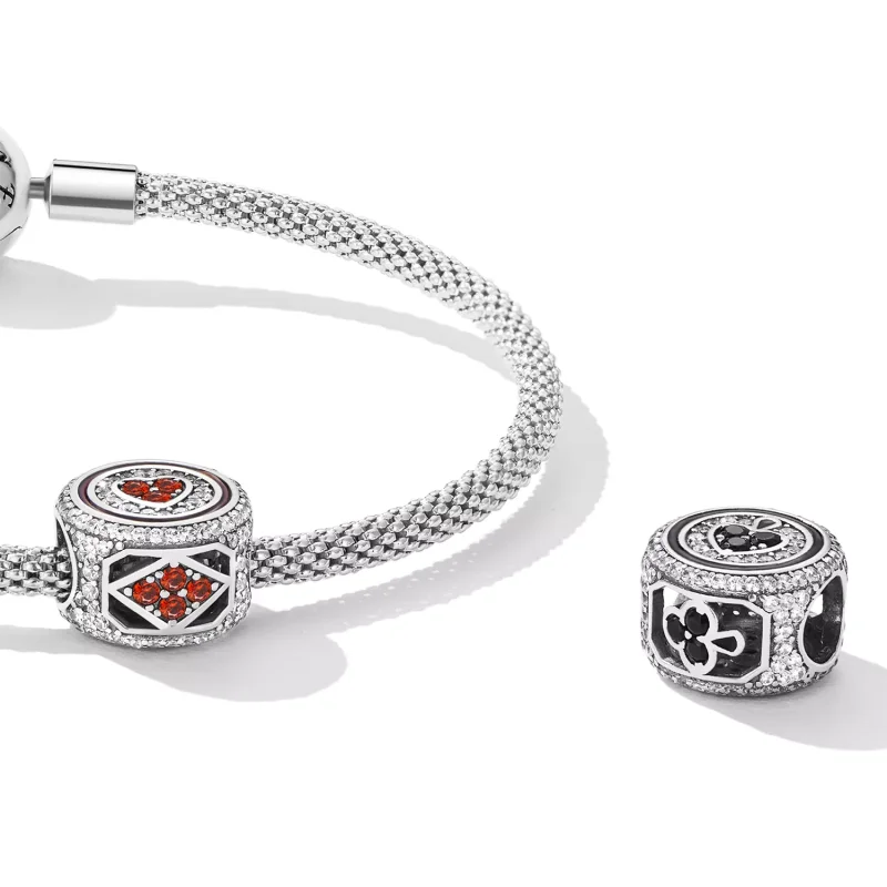 (immagine per) Charm tipo Pandora Cuore fortunato - BSC620 - Visualizza 5