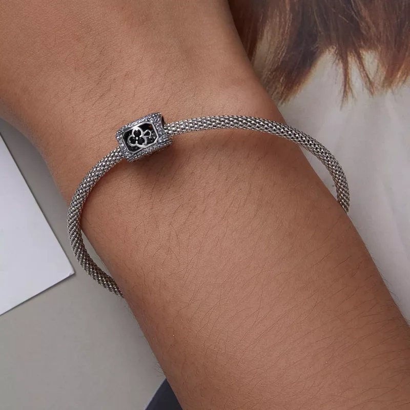 (immagine per) Charm tipo Pandora Cuore fortunato - BSC620 - Visualizza 8