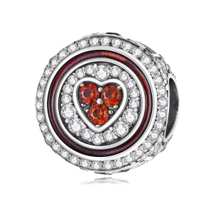 Charm tipo Pandora Cuore fortunato - BSC620 (immagine per) Charm tipo Pandora Cuore fortunato - BSC620