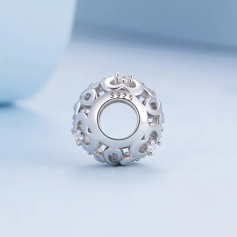 (immagine per) Charm tipo Pandora Cuore infinito - BSC664 - Visualizza 3