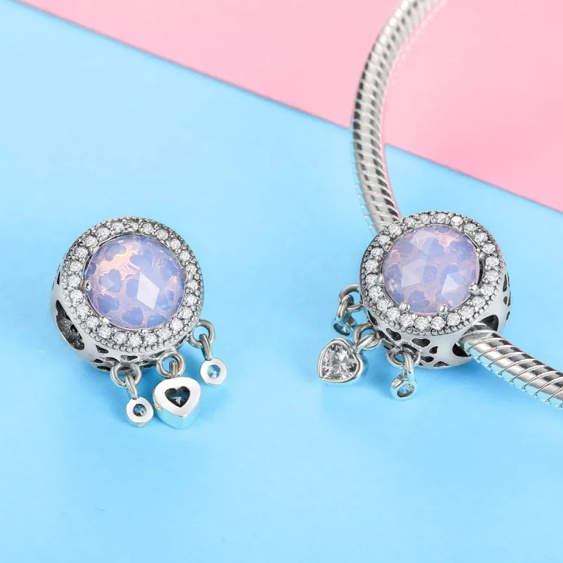(immagine per) Charm tipo Pandora Cuore luminoso - SCC999 - Visualizza 3