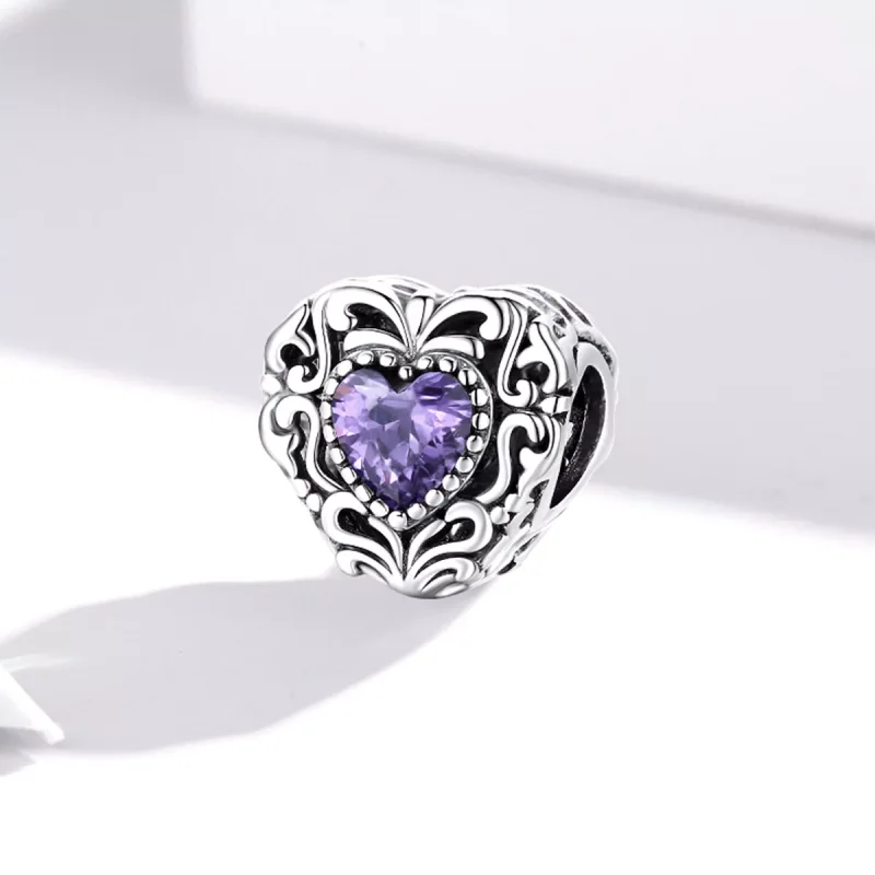 (immagine per) Charm tipo Pandora Cuore misterioso - SCC1929 - Visualizza 2