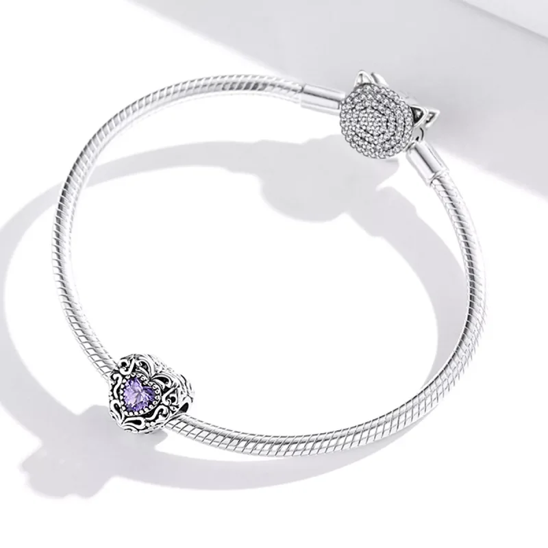 (immagine per) Charm tipo Pandora Cuore misterioso - SCC1929 - Visualizza 3