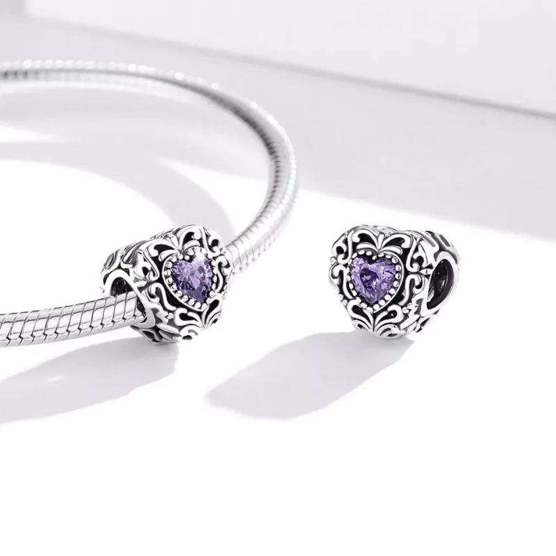(immagine per) Charm tipo Pandora Cuore misterioso - SCC1929 - Visualizza 4
