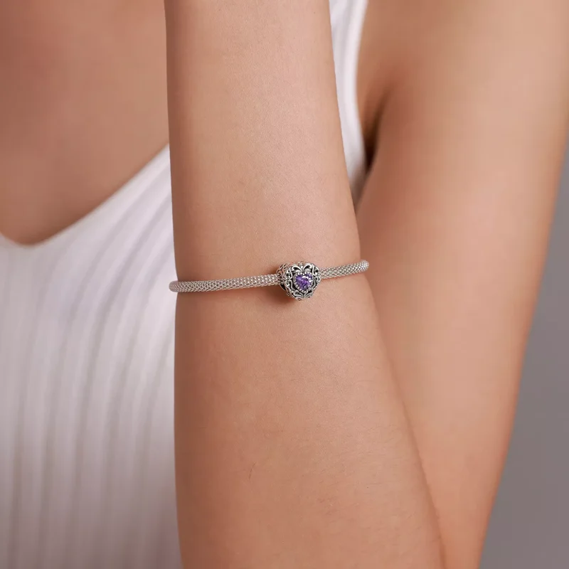 (immagine per) Charm tipo Pandora Cuore misterioso - SCC1929 - Visualizza 5
