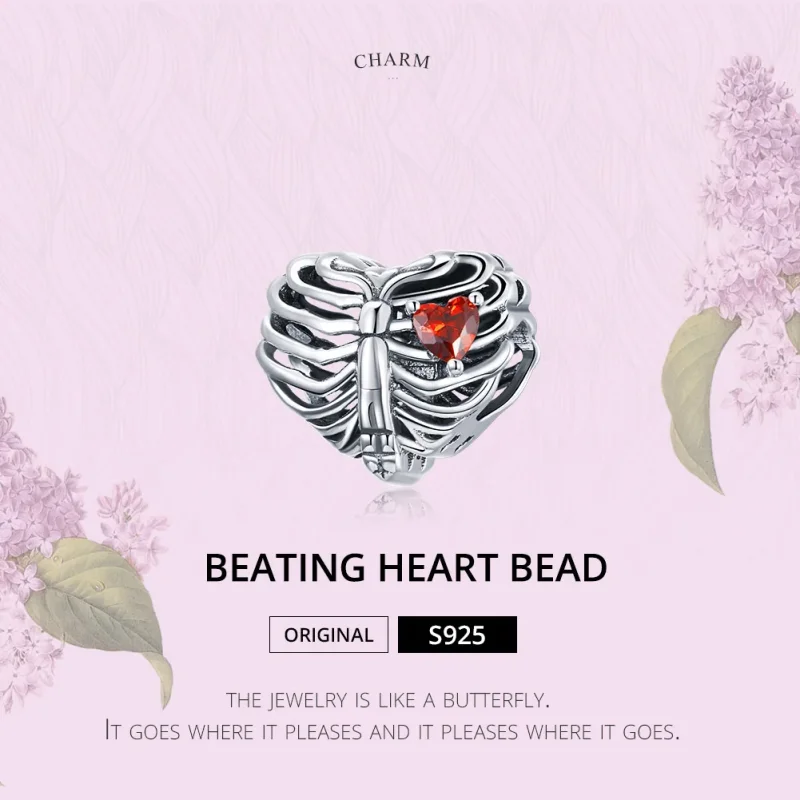 (immagine per) Charm tipo Pandora Cuore pulsante - SCC1764 - Visualizza 6