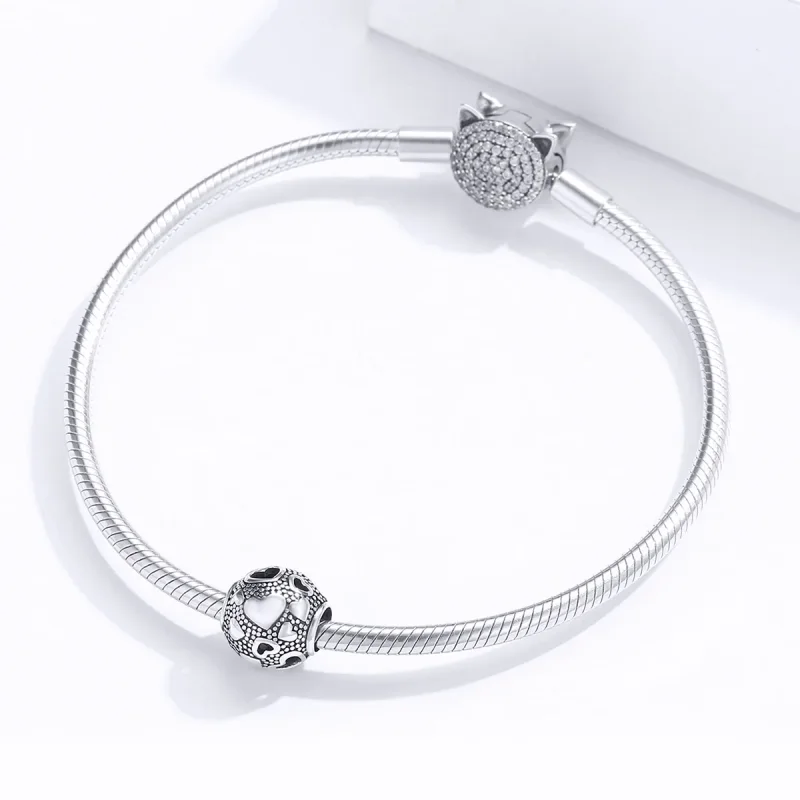 (immagine per) Charm tipo Pandora Cuore retrò - SCC1451 - Visualizza 3