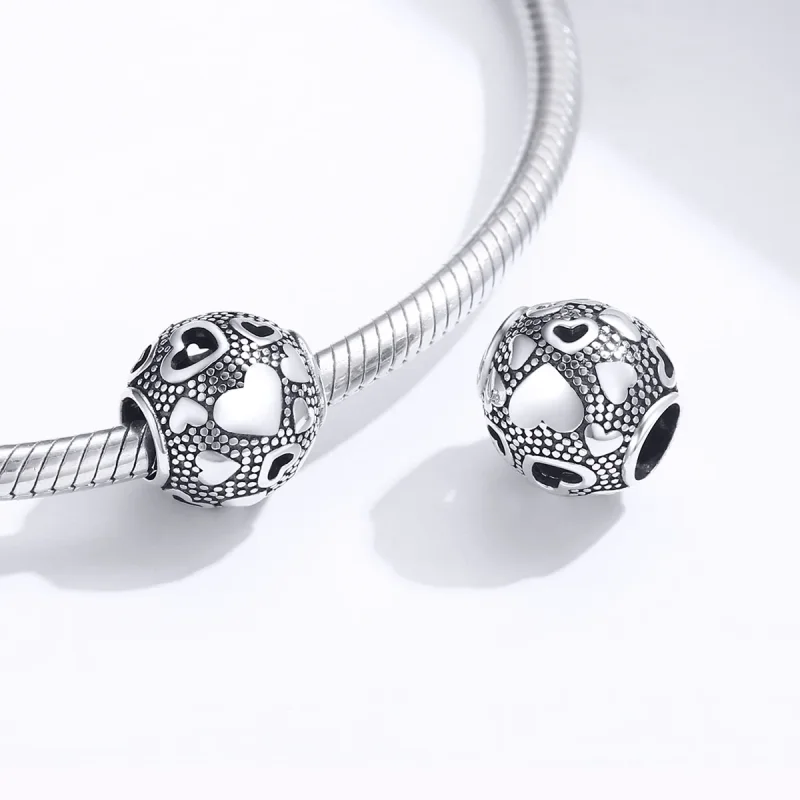 (immagine per) Charm tipo Pandora Cuore retrò - SCC1451 - Visualizza 4