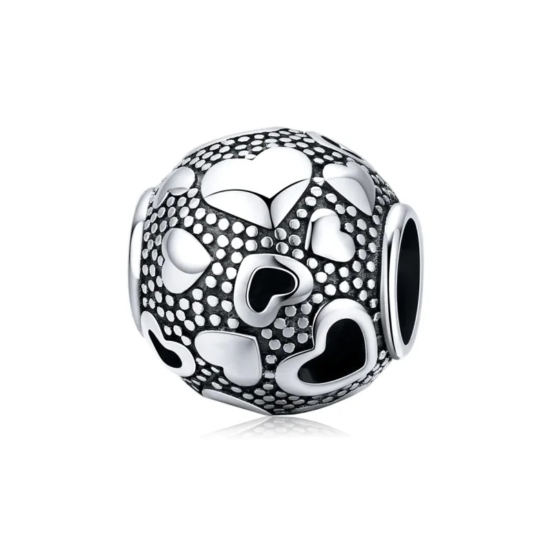 (immagine per) Charm tipo Pandora Cuore retrò - SCC1451