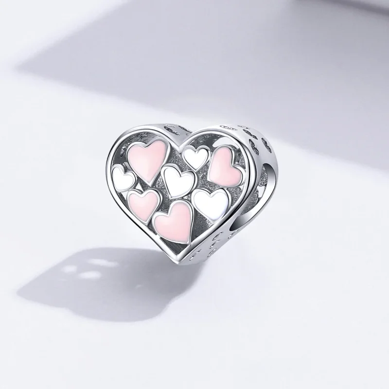 (immagine per) Charm tipo Pandora Cuore romantico - SCC1423 - Visualizza 2